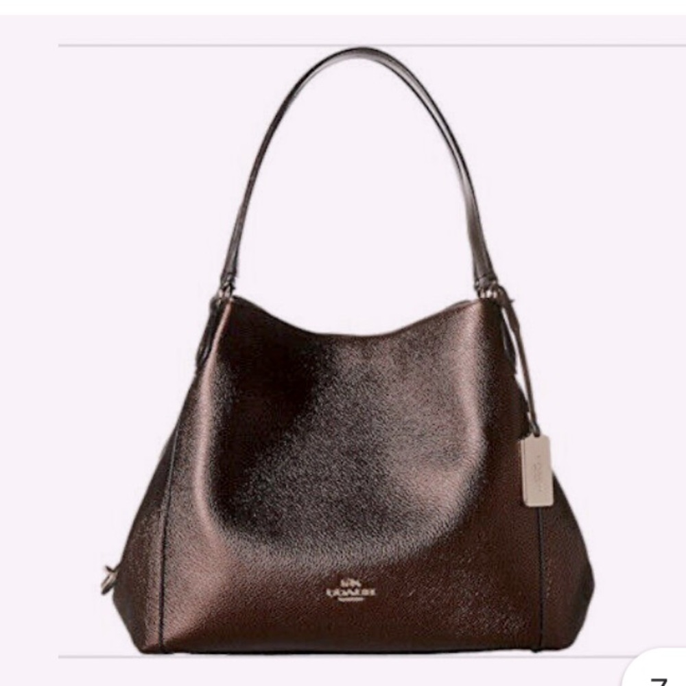 Coach Edie 31 metallic shoulder bag